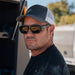 SafeStyle Skylines Matte Black Frame Grey Polarised Lens - Lifestyle