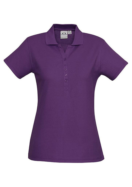 Biz Collection Women's Crew Polo - Purple