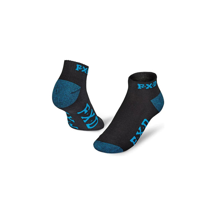 FXD SK3 5 Pack - ANKLE WORK SOCKS - Multi Coloured Size 7-12