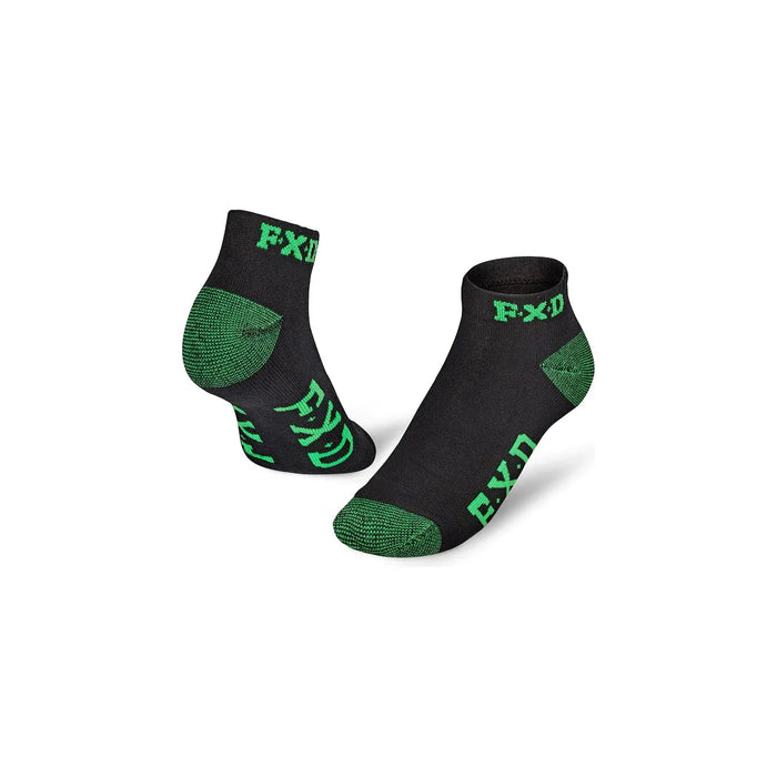 FXD SK3 5 Pack - ANKLE WORK SOCKS - Multi Coloured Size 7-12
