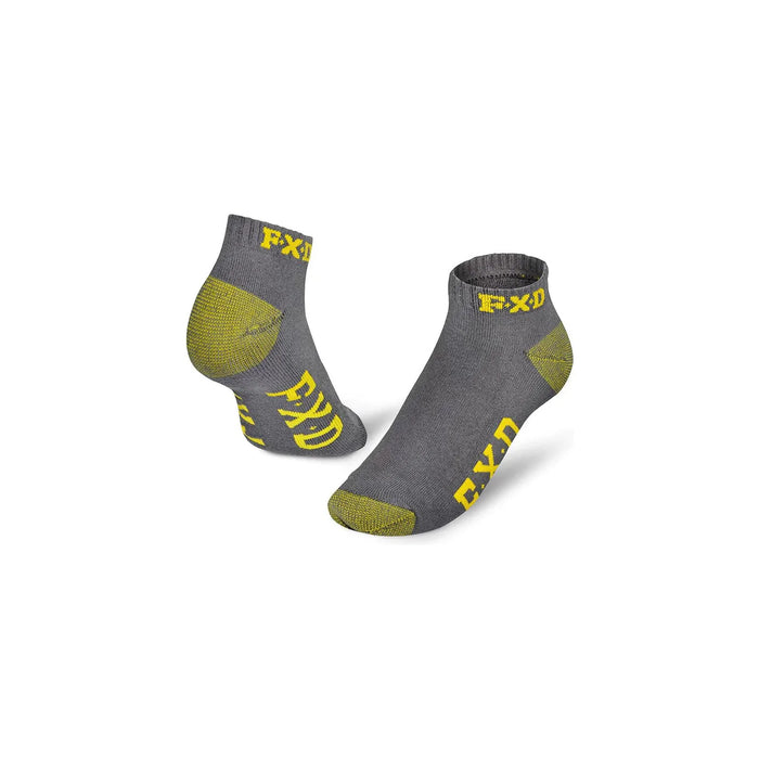 FXD SK3 5 Pack - ANKLE WORK SOCKS - Multi Coloured Size 7-12