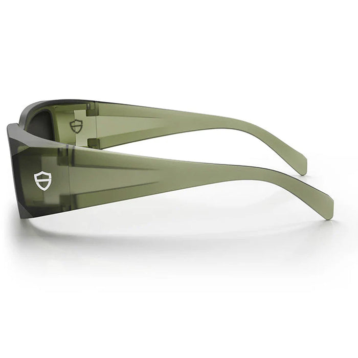 SafeStyle Auras Matte Moss Green Frame Grey Polarised Lens - View 3
