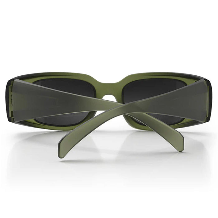 SafeStyle Auras Matte Moss Green Frame Grey Polarised Lens - View 4