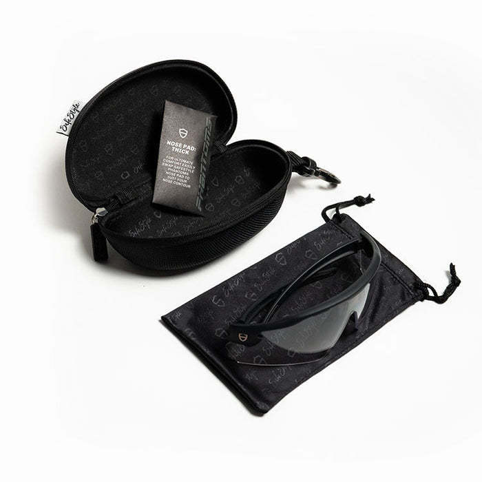 SafeStyle Phantoms Matte Black Frame Clear Lens - Hard Case
