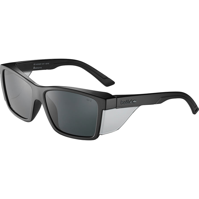 Bolle STKS 420 Large Matte Black Frame Smoke Polarised Lens STL42N54A