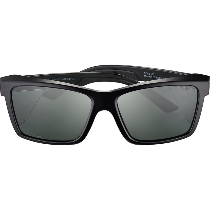 Bolle STKS 420 Large Matte Black Frame Smoke Polarised Lens STL42N54A