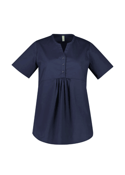 Biz Care Womens Rose Tunic Scrub Top