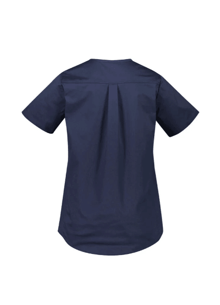 Biz Care Womens Rose Tunic Scrub Top