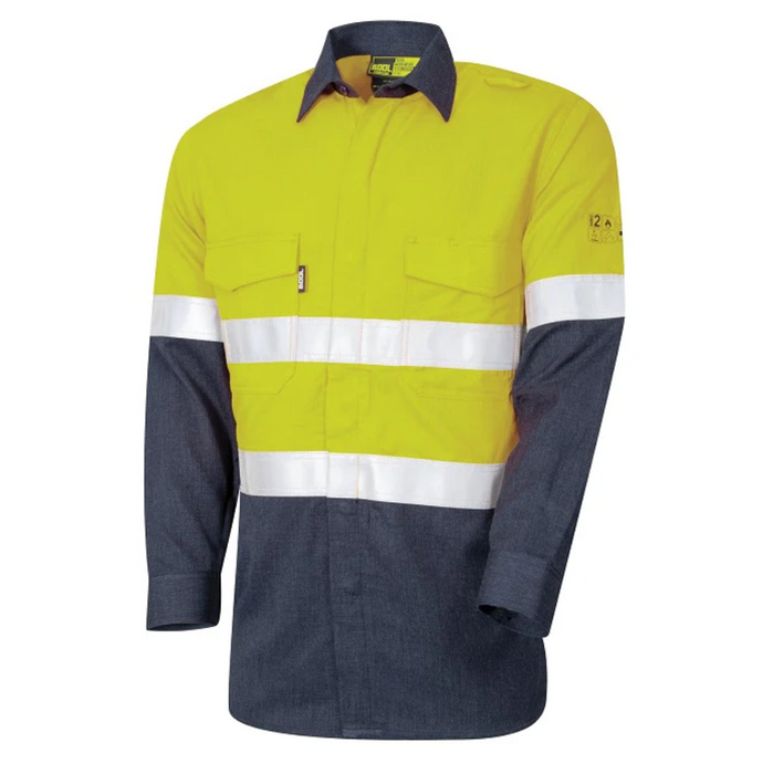 Bool Lightweight PPE1 Two Tone FR Shirt With Loxy Reflective Tape - BW2500T1