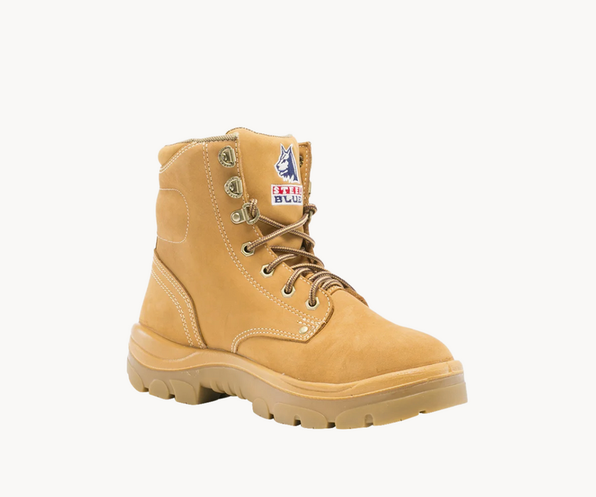 Steel Blue Argyle Lace-Up Safety Boot 312102 – 150mm