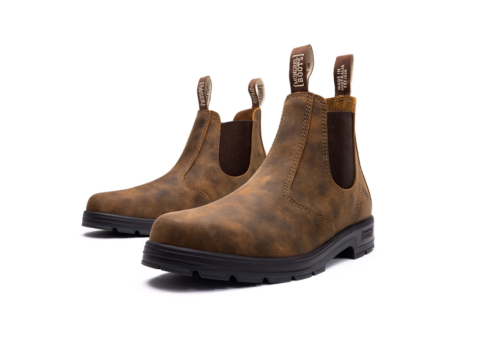 MONGREL CLOUDY BROWN K9 ELASTIC SIDED BOOT K91075