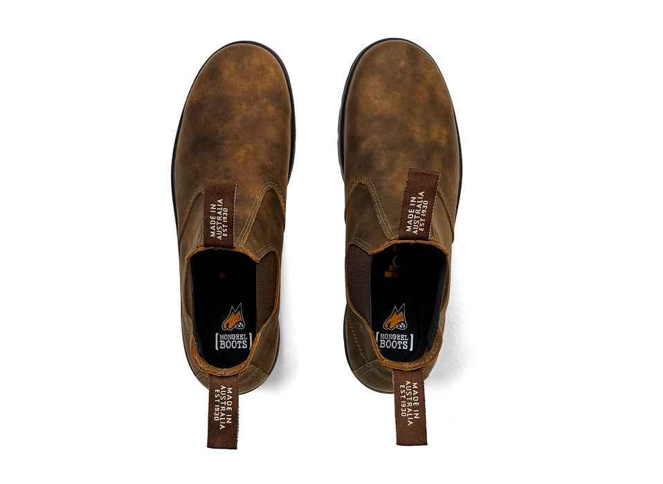 MONGREL CLOUDY BROWN K9 ELASTIC SIDED BOOT K91075