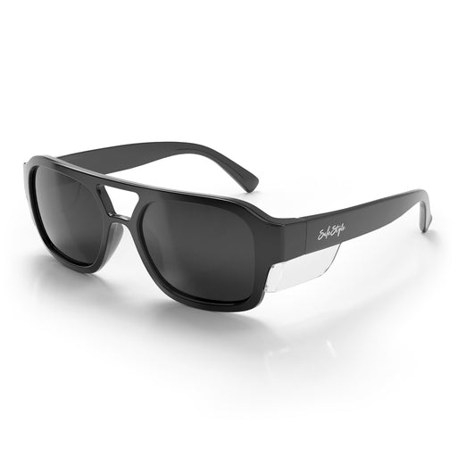 SafeStyle Skylines Black Frame Grey Polarised Lens - Angle View
