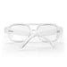 SafeStyle Skylines Clear Frame Clear Lens - Back View