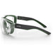 SafeStyle Switches Clear Green Frame Clear Lens - Side