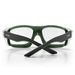 SafeStyle Switches Clear Green Frame Clear Lens - Back