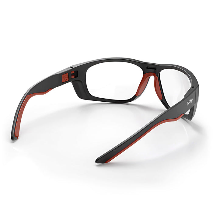 SafeStyle Switches Matte Black Red Frame Clear Lens - Gasket Out