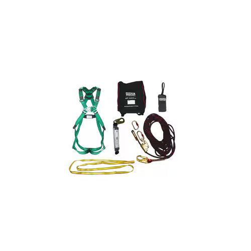 MSA Deluxe Roof Workers Kit with V-FORM™ Harness & 20m Kernmantle Rope – 768702-20