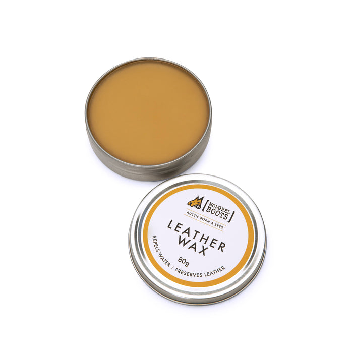 Mongrel Leather Wax 80g tin
