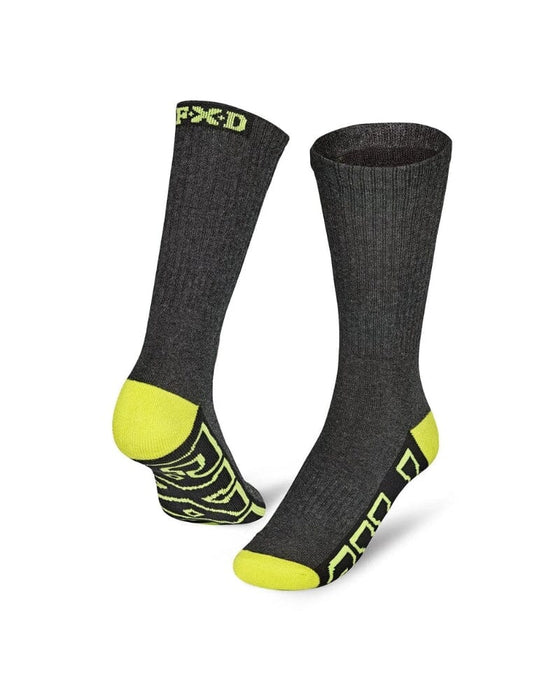 FXD SK1 5 Pack - JERSEY KNIT WORK SOCKS - Multi Coloured - One Size (7-12)