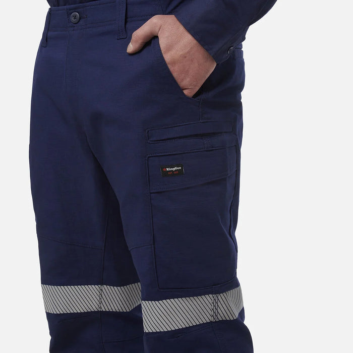 King Gee Workcool Pro Bio Motion Pant - Navy