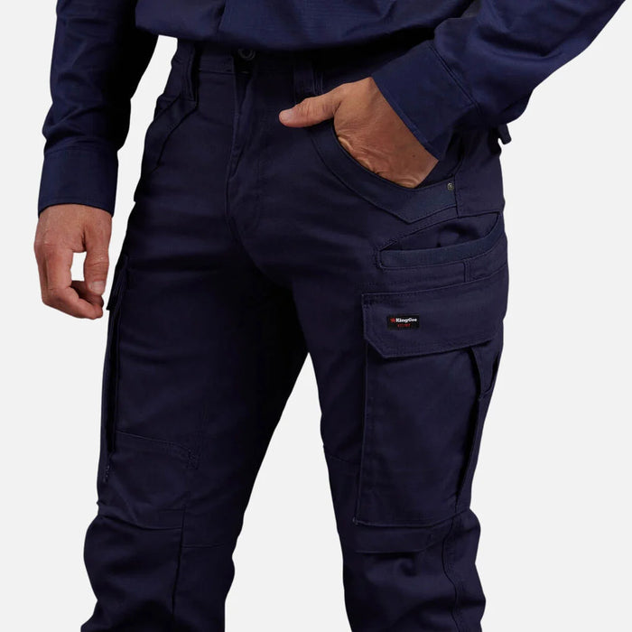 King Gee Tradies Stretch Cargo Pant - Navy