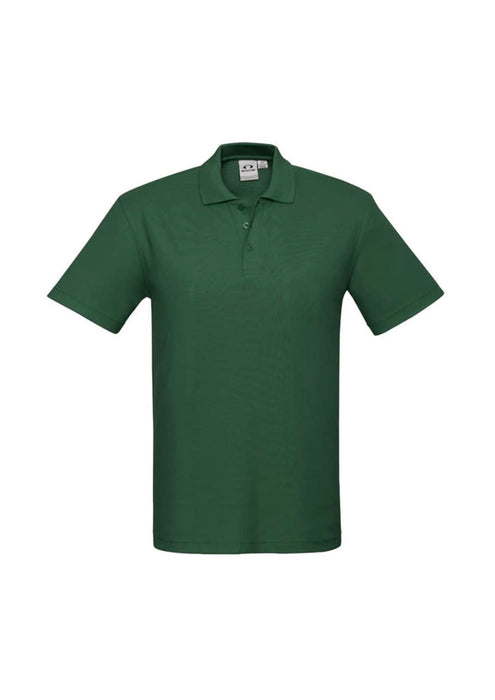 Biz Collection Men's Crew Polo - Forest
