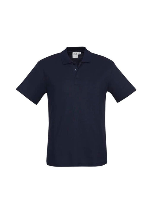 Biz Collection Men's Crew Polo - Navy