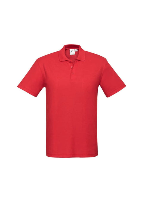 Biz Collection Men's Crew Polo - Red