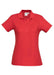 Biz Collection Women's Crew Polo - Red