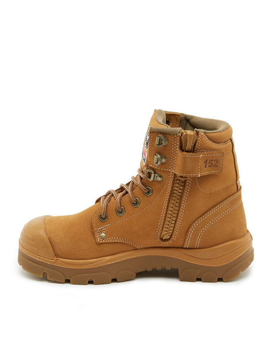 Steel Blue Argyle Lace-Up Safety Boot 312102 – 150mm | Work Boots Australia