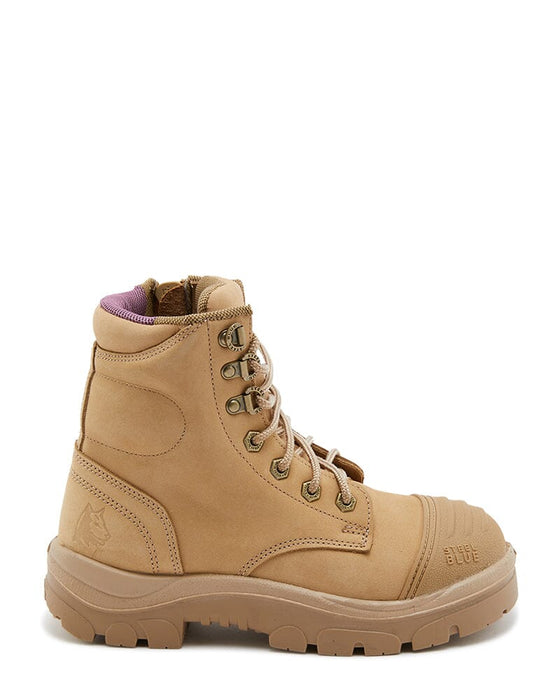 Steel Blue Ladies 512709 Argyle Zip Scuff Cap Safety Boot - Sand