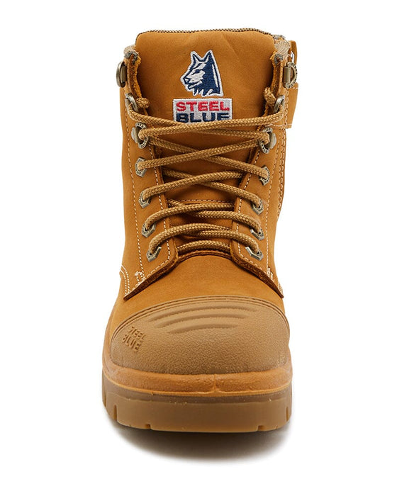 Steel Blue 512709 Ladies Argyle Zip Scuff Cap Safety Boot - Wheat