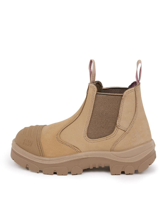 Steel Blue Ladies Hobart Scuff Safety Boot - Sand