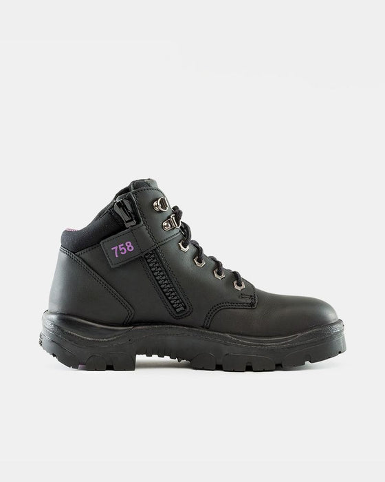 Steel Blue Parkes Ladies Zip Sided Safety Boot 512758