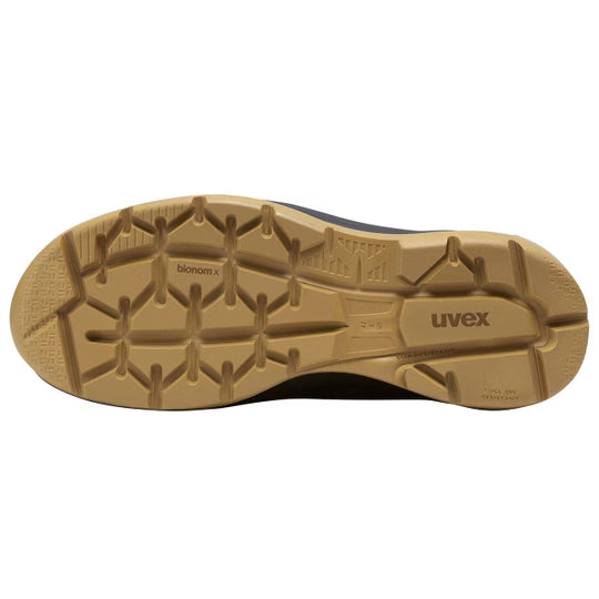 UVEX 3 X-Flow 65428 Zip Side Safety Boot – Heat Resistant Composite Toe | Work Boots AU