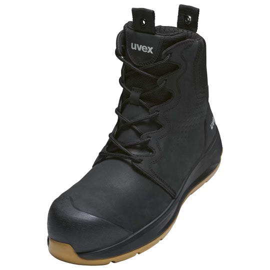 UVEX 3 X-Flow 65428 Zip Side Safety Boot – Heat Resistant Composite Toe | Work Boots AU