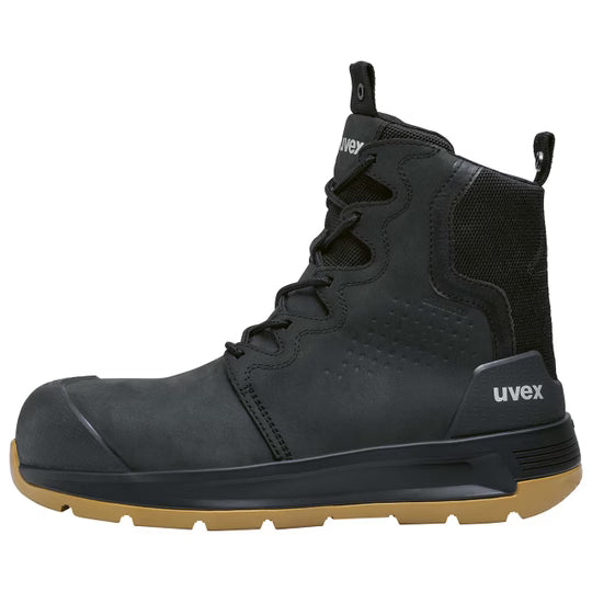 UVEX 3 X-Flow 65428 Zip Side Safety Boot – Heat Resistant Composite Toe | Work Boots AU